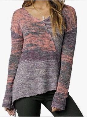 NEW Prana Women's Vignette Sweater Size Large Casual Knit NWT boho artsy G19